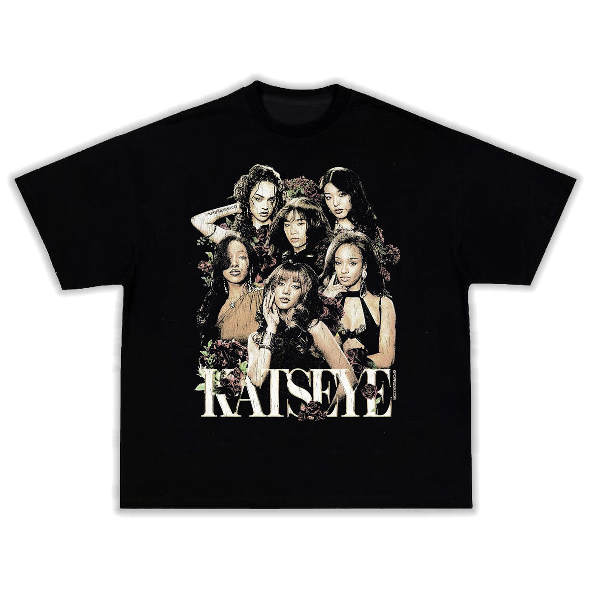 Katseye Black Tee